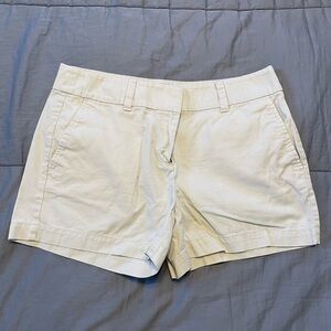 LOFT Women's Cream Chino Shorts